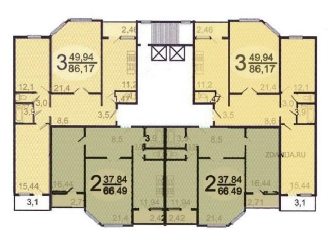 Планировка П-55М